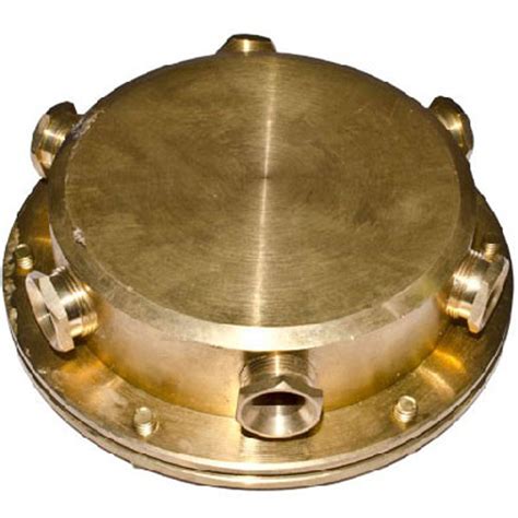 brass underwater junction box|4 outlet underwater junction box.